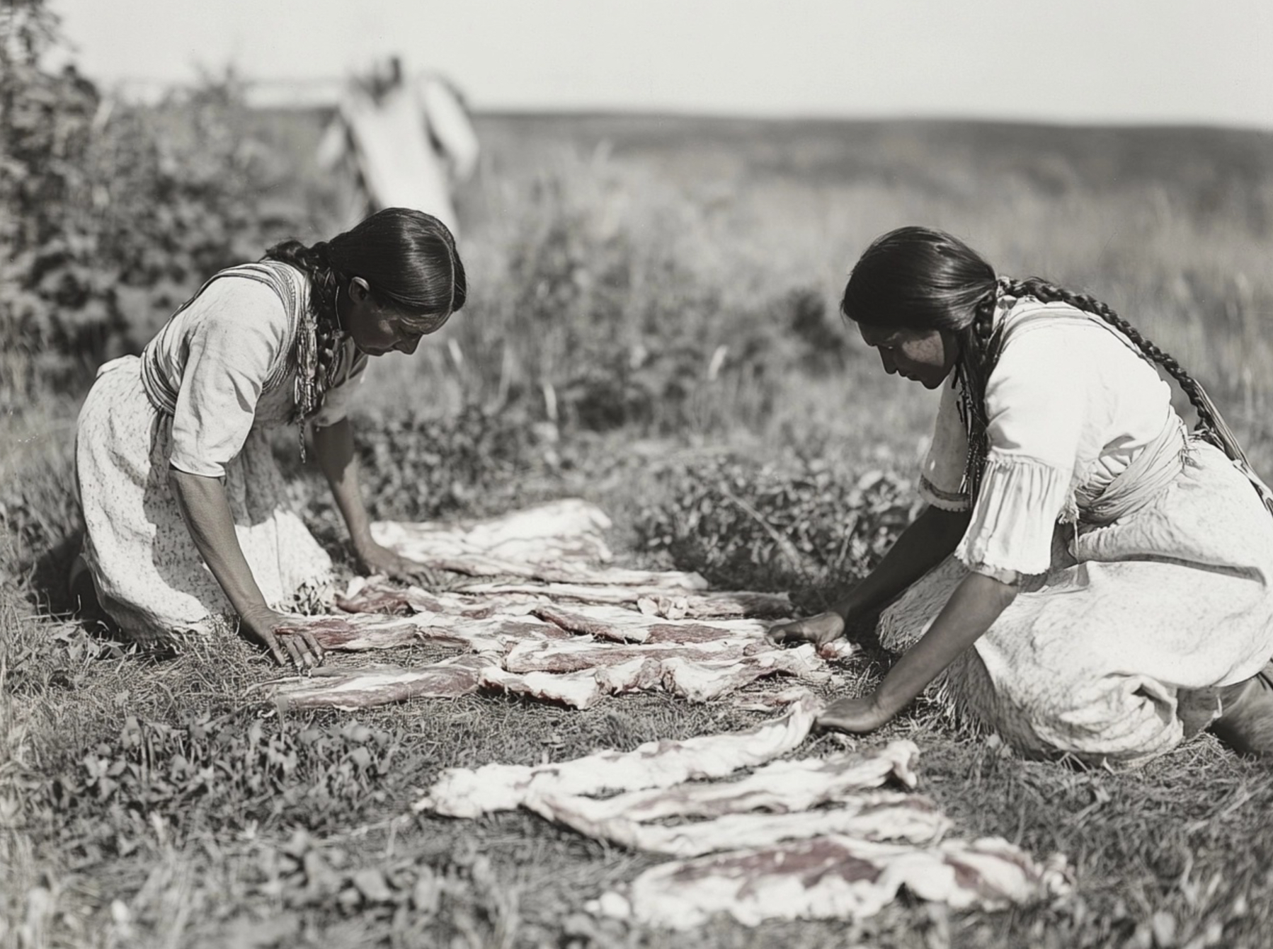 drying-buffalo-meat drying-buffalo-meat