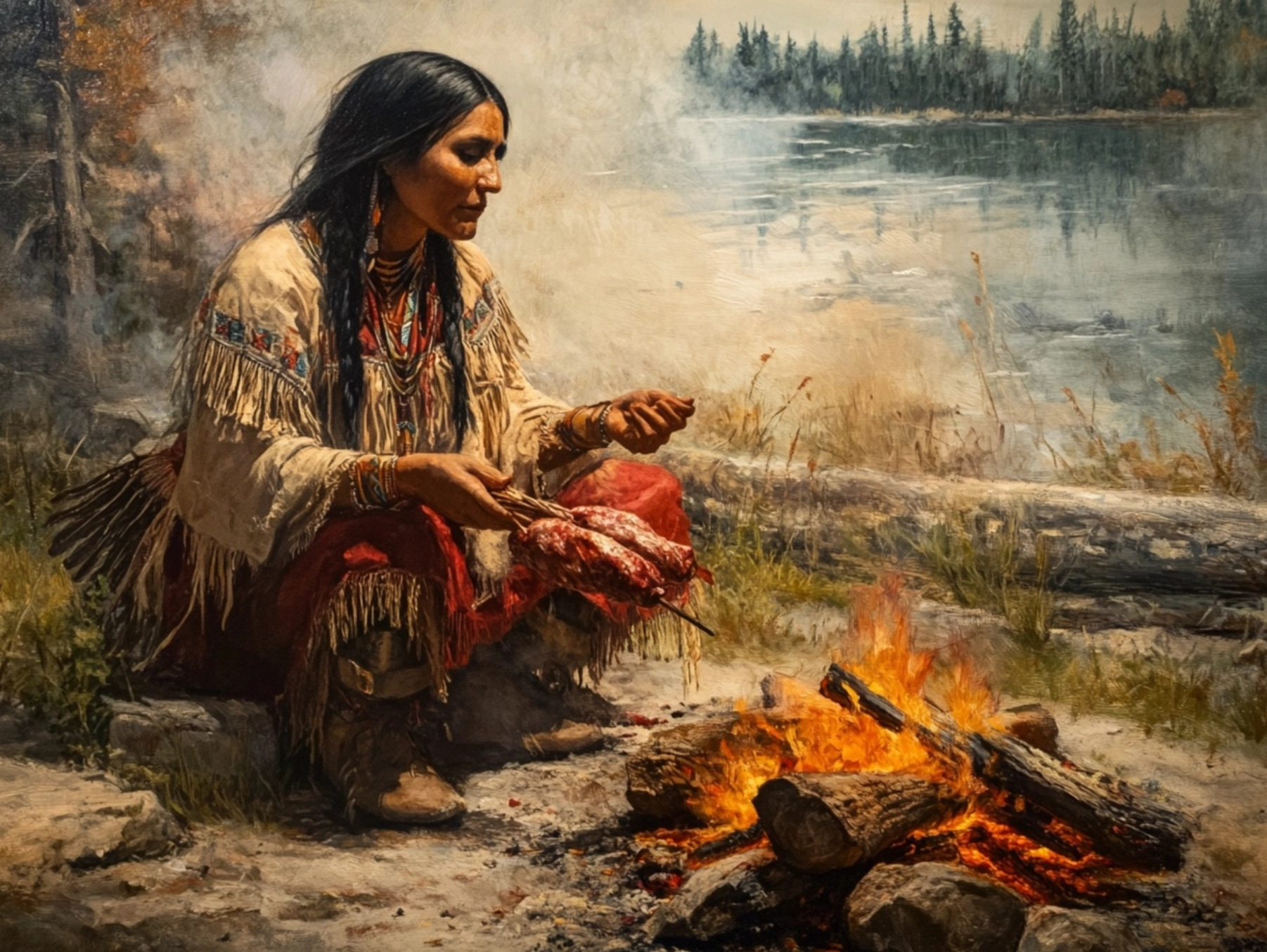 roasting-buffalo-meat roasting-buffalo-meat